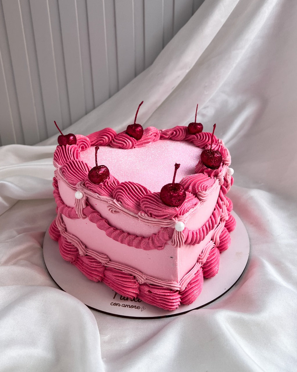 MAGIC GLITTER CAKE CEREZAS - Rosada