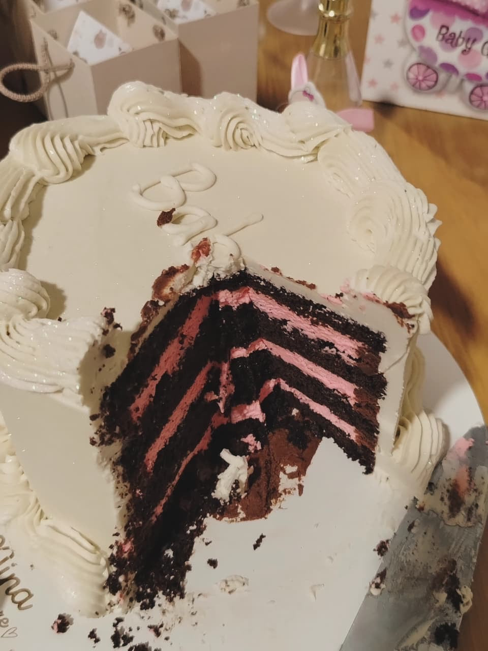 GENDER REVEAL CAKE - Pinceladas