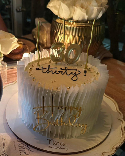 WAFER PAPER CAKE BLANCA - Papel comestible