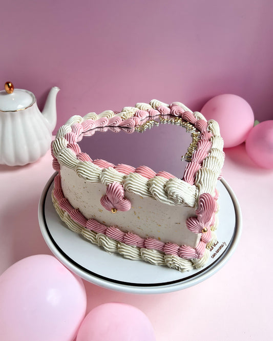 SELFIE CORAZÓN VINTAGE - Pink and Gold