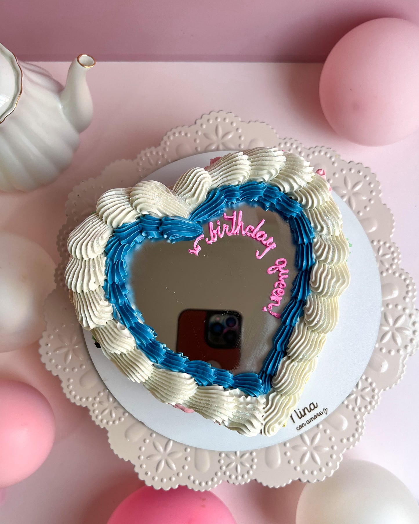 PAINTED FLOWERS SELFIE CORAZÓN