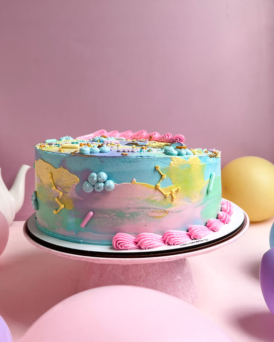 TORTA LUNA - Colores Pasteles