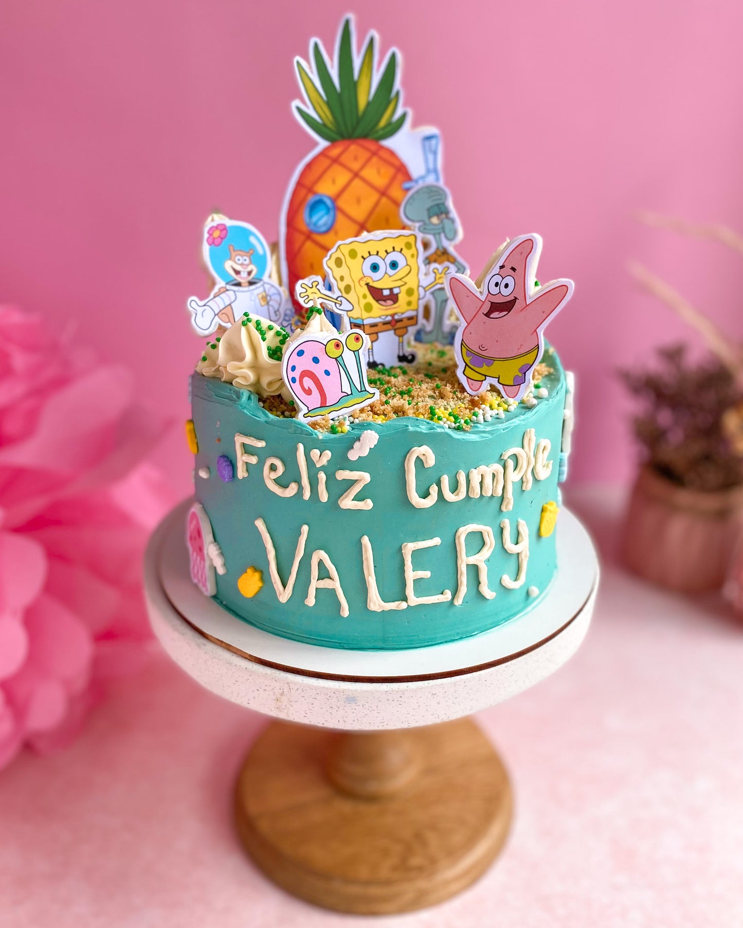 BOB ESPONJA CAKE- Celeste