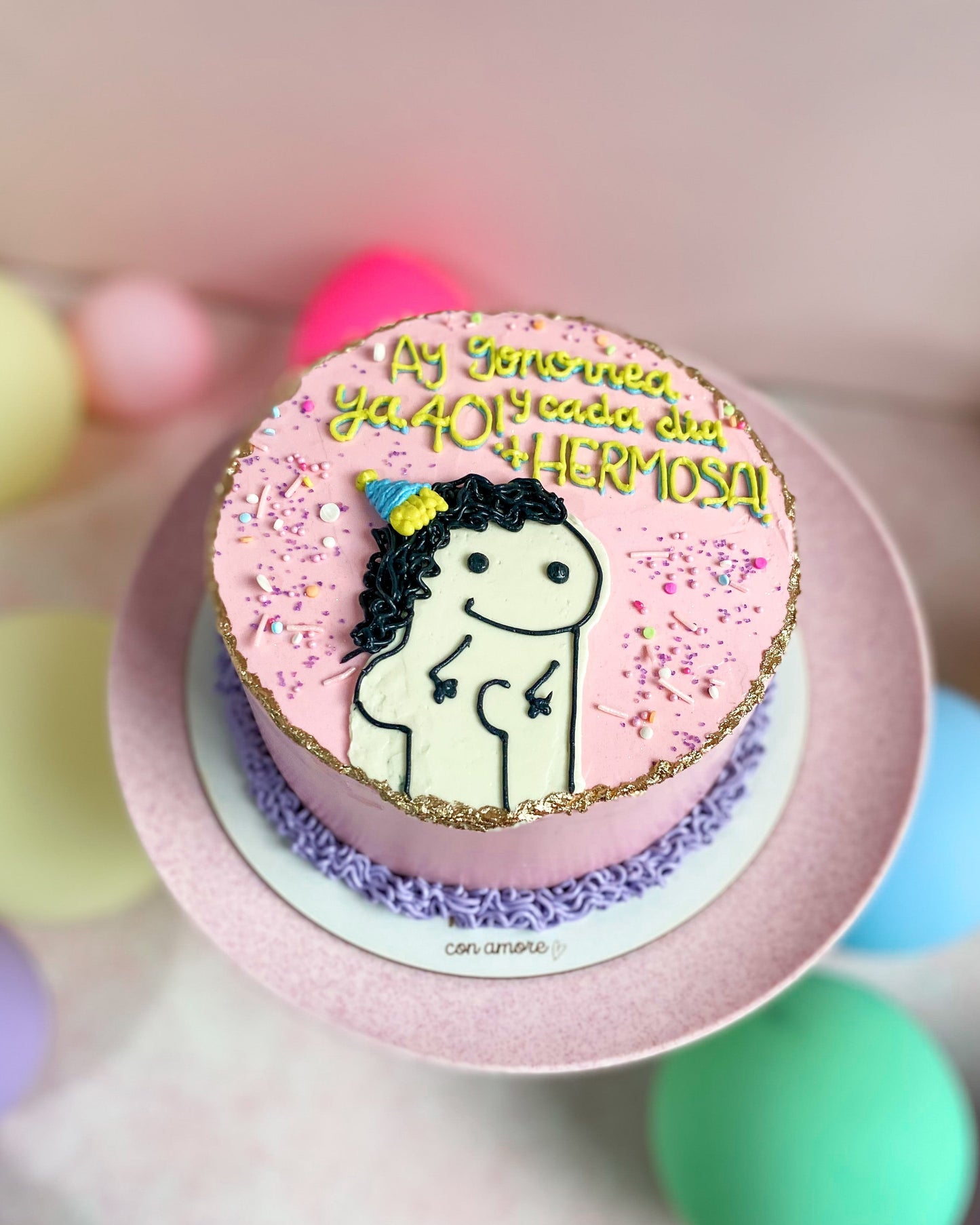 FLORKYCHOTA "Cada día más bichota!" - Rosado y morado