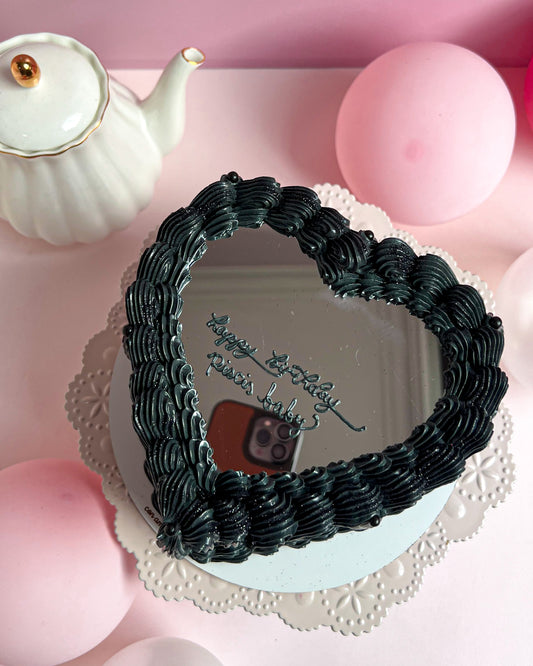 SELFIE CORAZÓN VINTAGE - Black