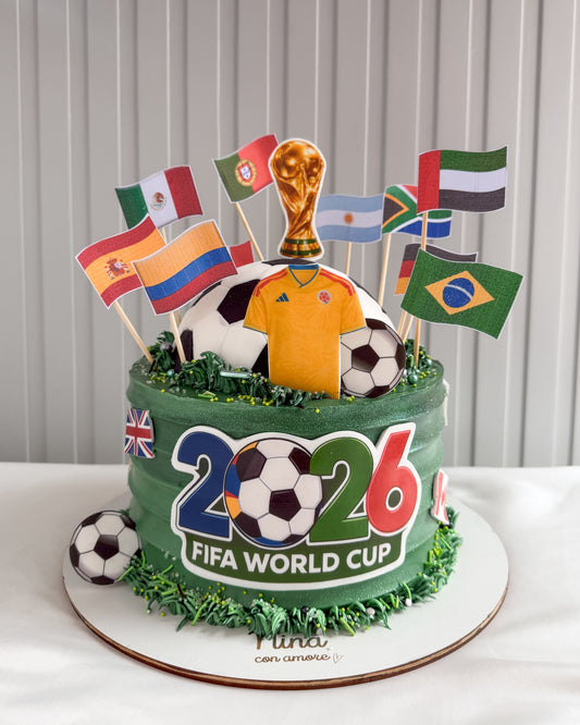 MUNDIAL DE FUTBOL CAKE - Banderas