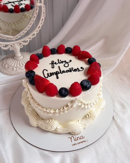 BERRIES VINTAGE CAKE - Frambuesasy Arándanos