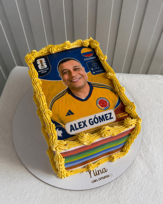 FUTBOL CAKE - Laminita Panini