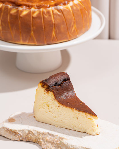 SIN AZUCAR! TARTA VASCA CLÁSICA - 12-16 porciones