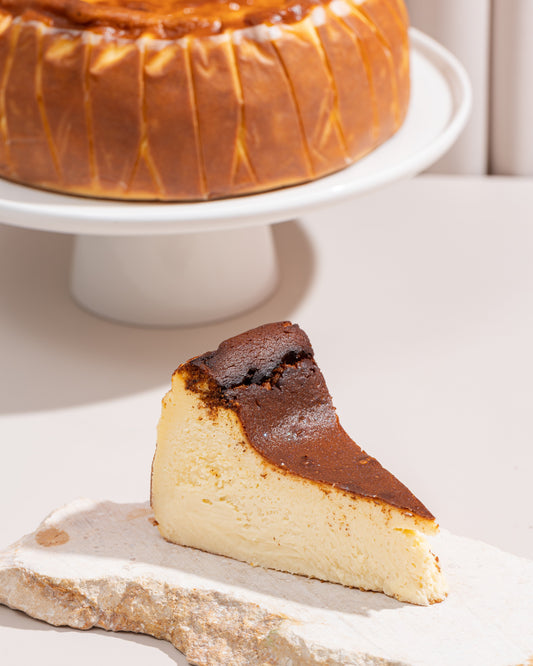 SIN AZUCAR! TARTA VASCA CLÁSICA - 12-16 porciones