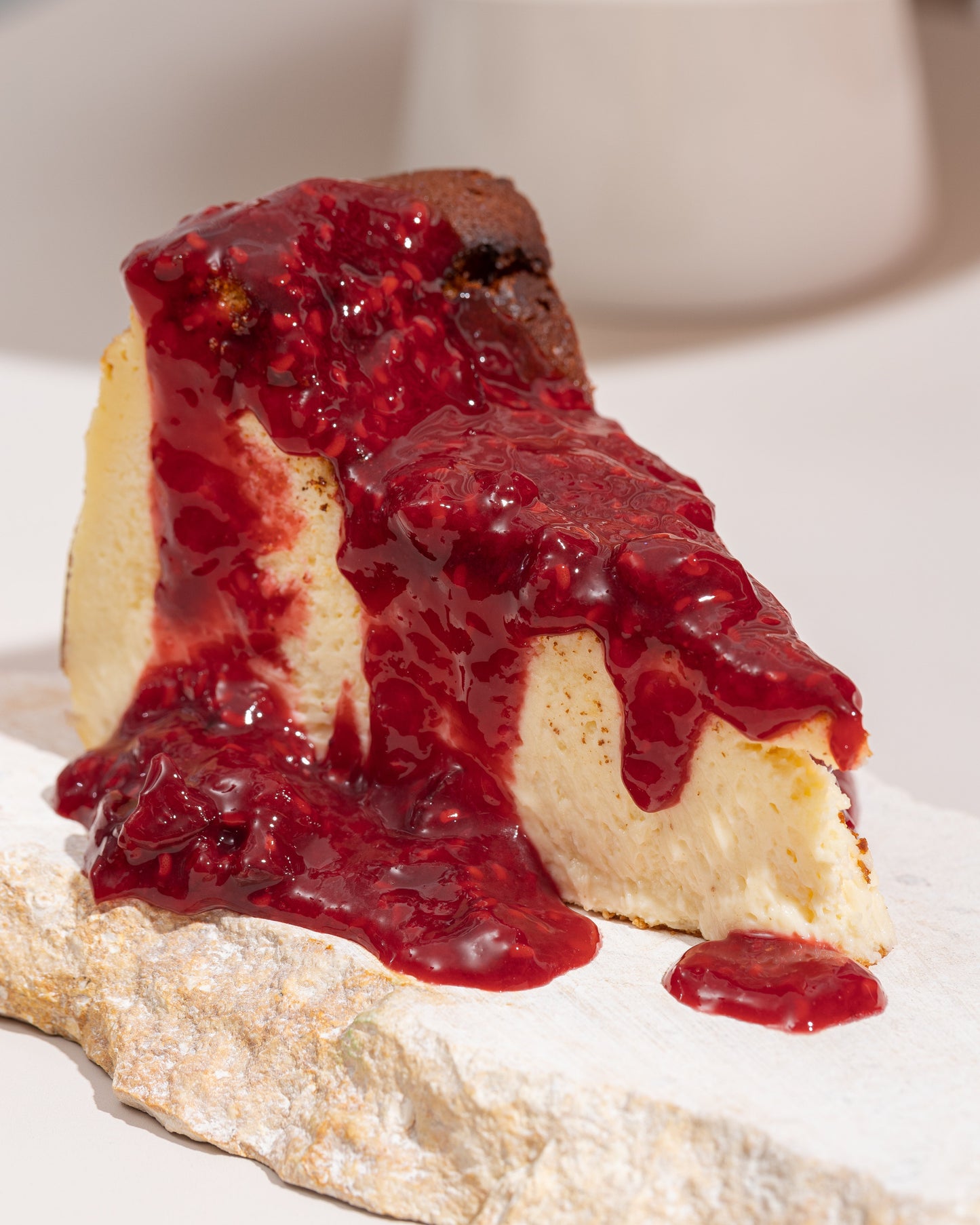 SIN AZUCAR! TARTA VASCA CON FRUTOS ROJOS - 12-16 porciones