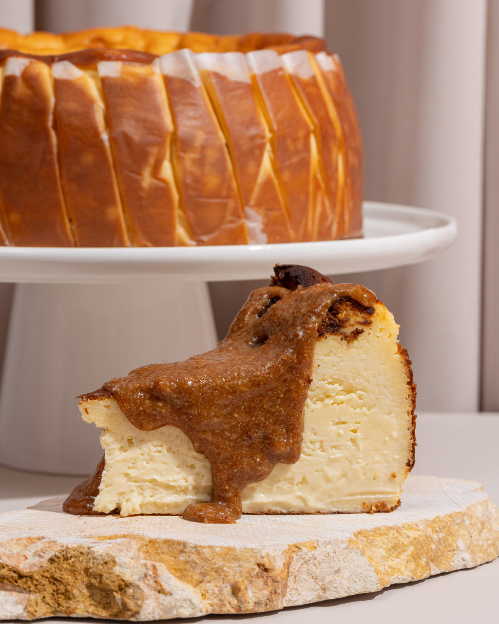 SIN AZUCAR! TARTA VASCA CON ALMENDRAS🌰 - 12-16 porciones