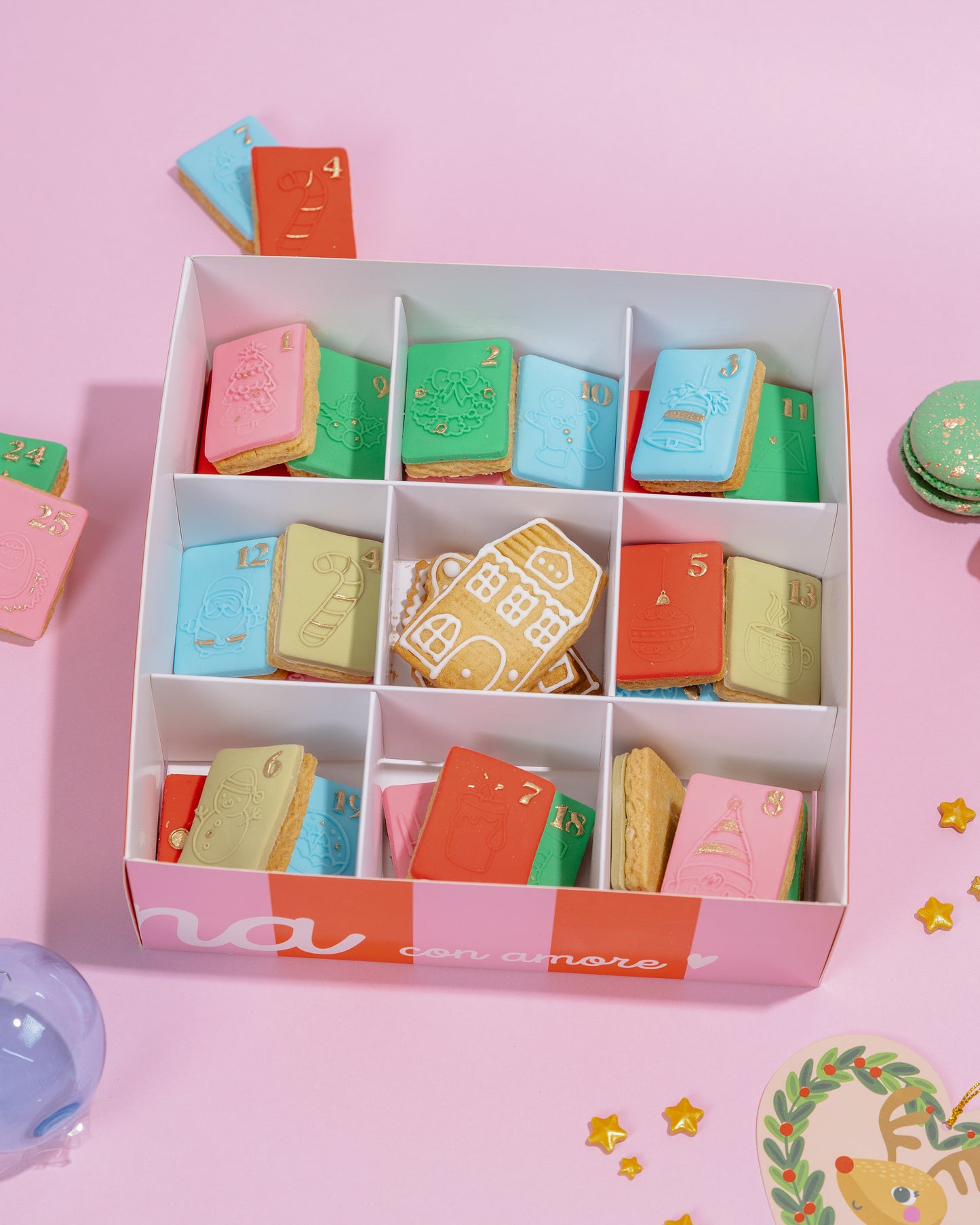 CALENDARIO DE ADVIENTO DE GALLETAS