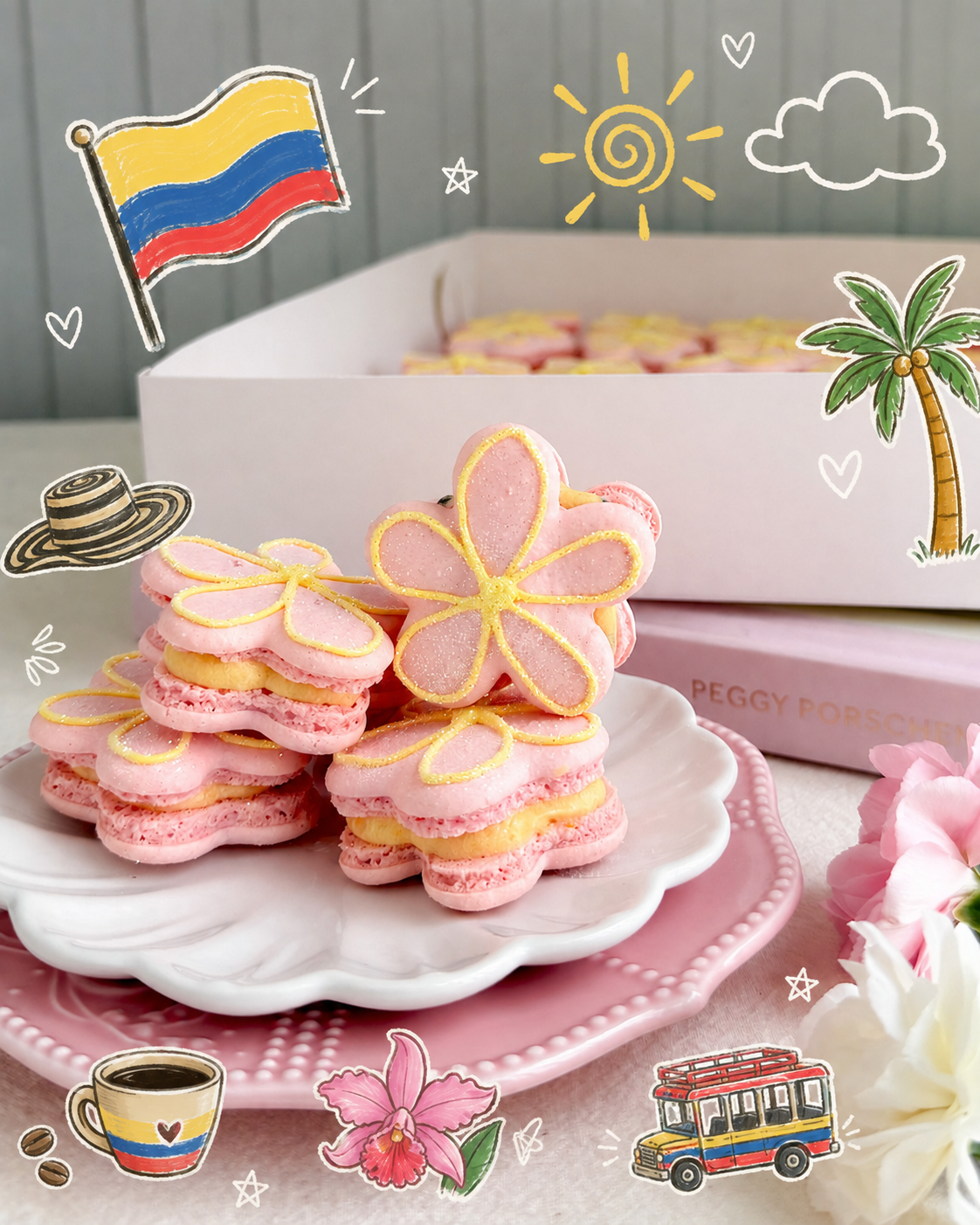 CAJA x6 MACARONS x Colombia