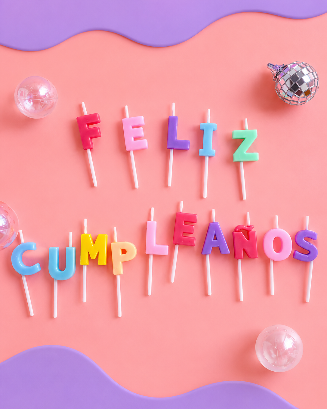 NUEVAS! VELITAS "FELIZ CUMPLEAÑOS"