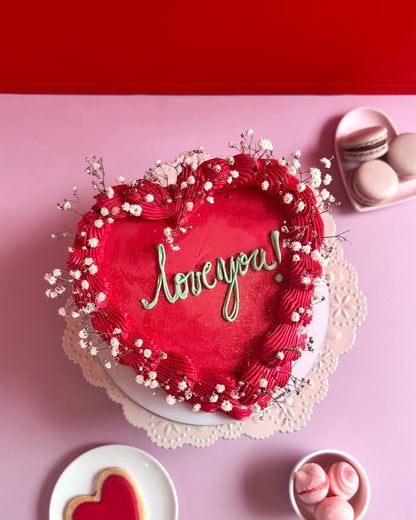 LOVE HEART CAKE