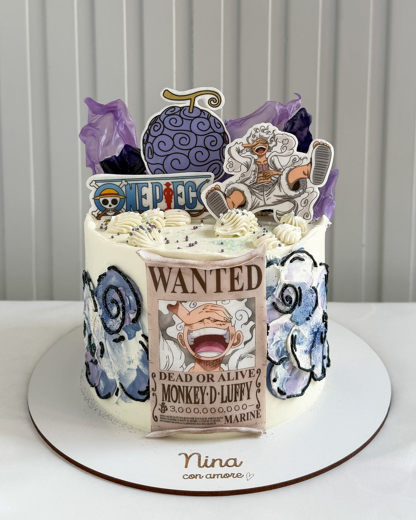 ONE PIECE CAKE- Morado