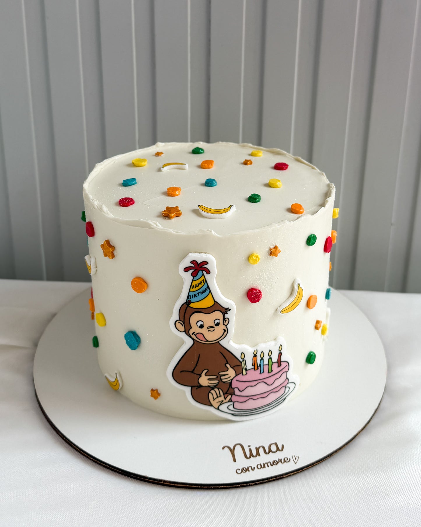 JORGE EL CURIOSO CAKE -Colores