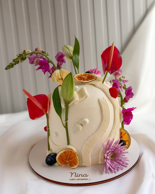 SECRET GARDEN CAKE - Flores