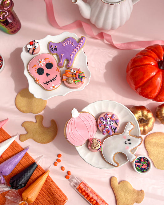 HALLOWEEN KIT PARA DECORAR GALLETAS - PINK💖