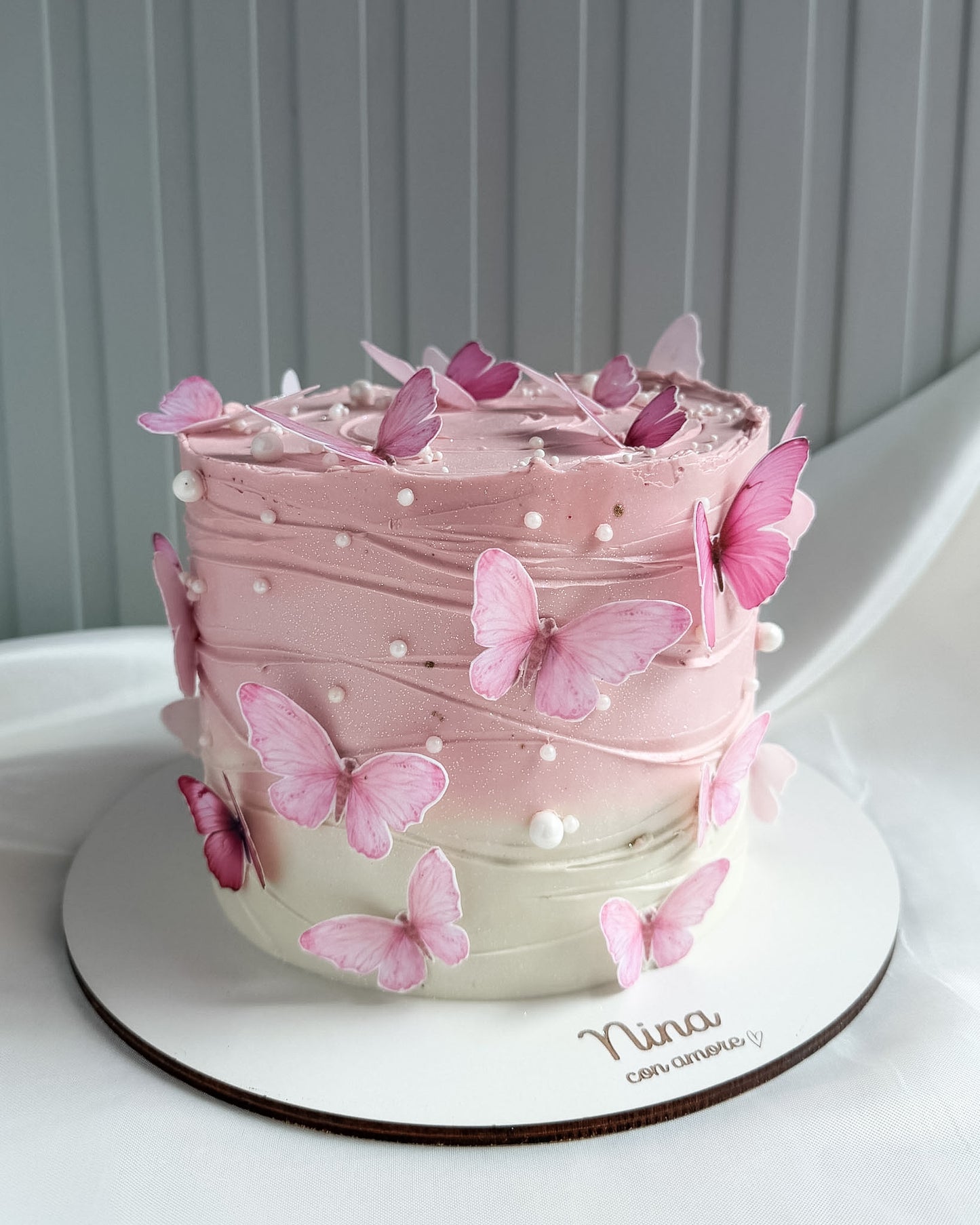 MARIPOSAS CAKE - Rosada