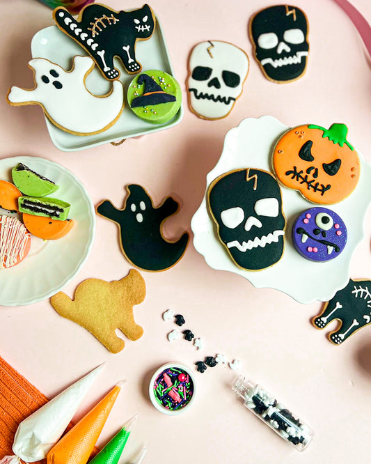 HALLOWEEN KIT PARA DECORAR GALLETAS - BLACK🖤