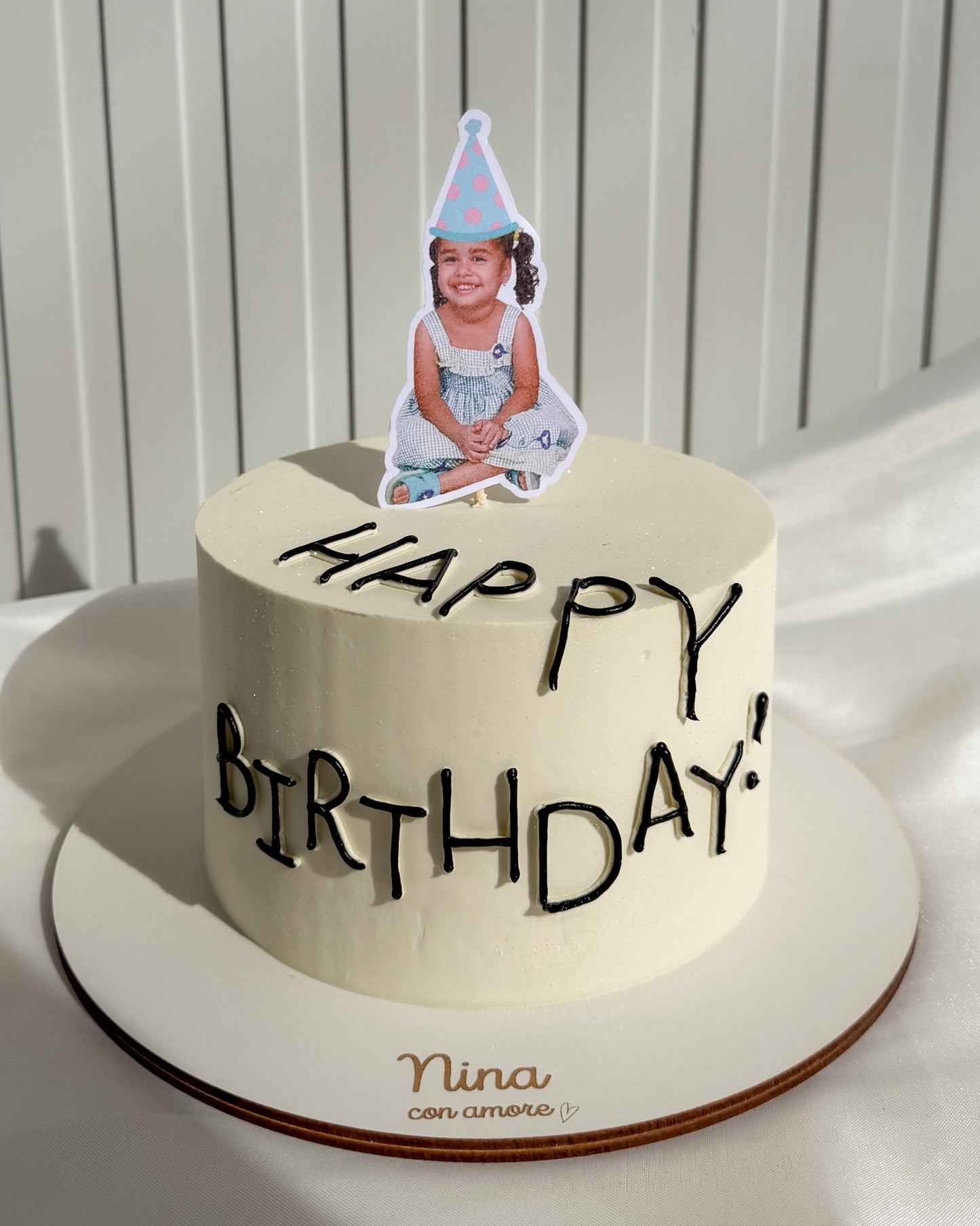 MEMORY CAKE Foto con Gorrito "Happy Birthday"