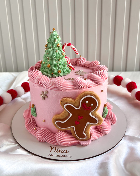 CHRISTMAS CAKE - Arbol y Muñeco de Jengibre