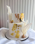 WEDDING CAKE - Papel de arroz + Iniciales