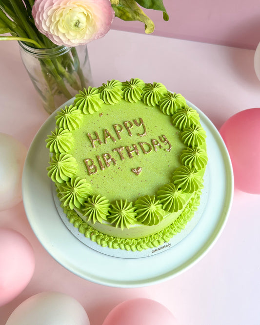 BIRTHDAY CAKE - Verde Pistacho