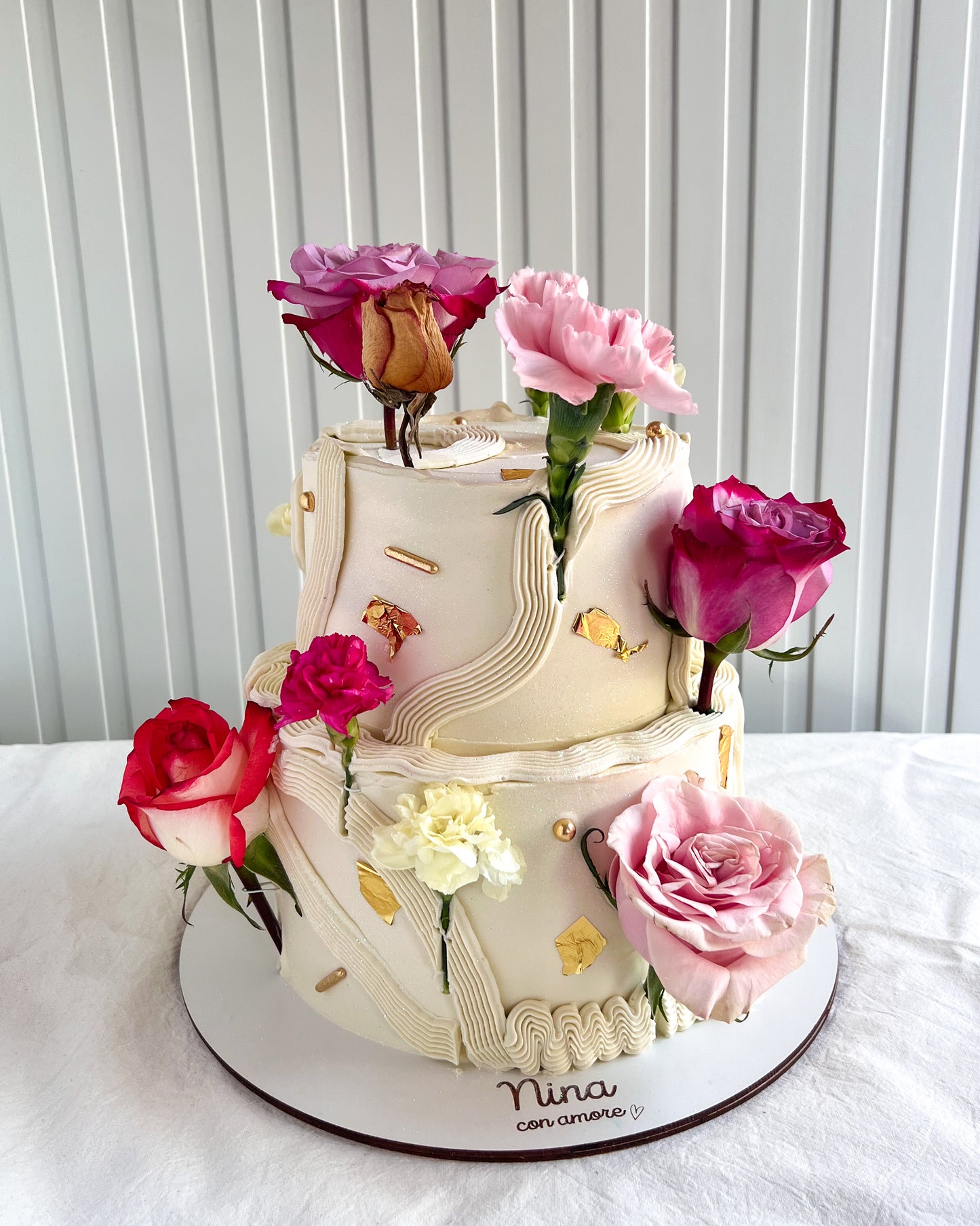 FLOWERS CAKE - Flores Naturales