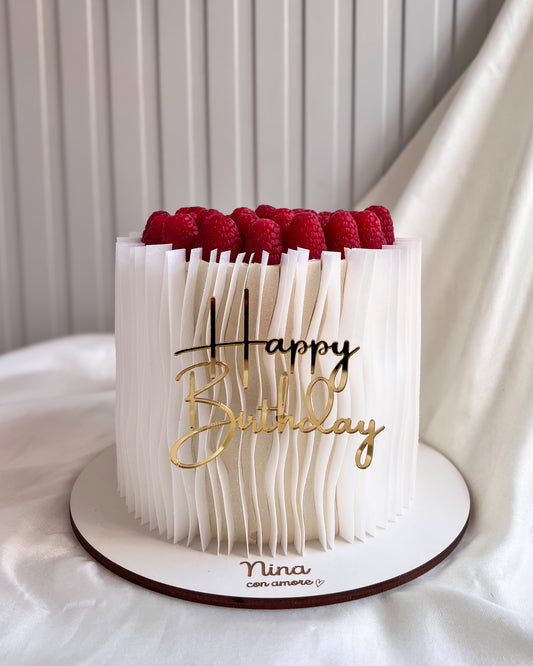 WAFER CAKE CON FRAMBUESAS