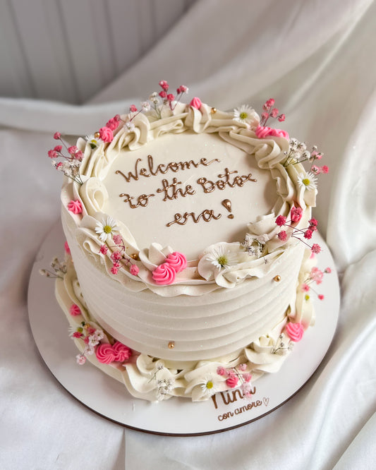BOHO CAKE REDONDA - Welcome to the Botox era
