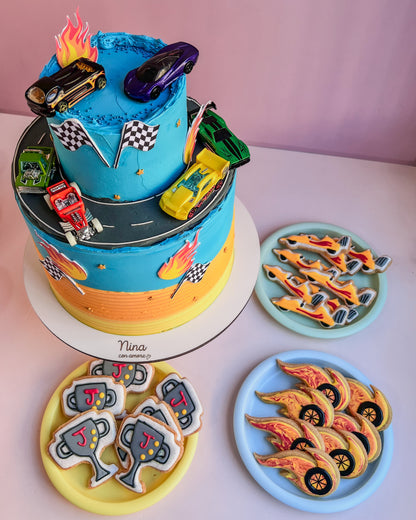 HOT WHEELS CAKE - 2 Pisos