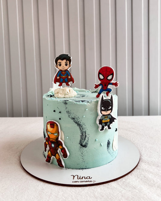 SUPER HEROES CAKE