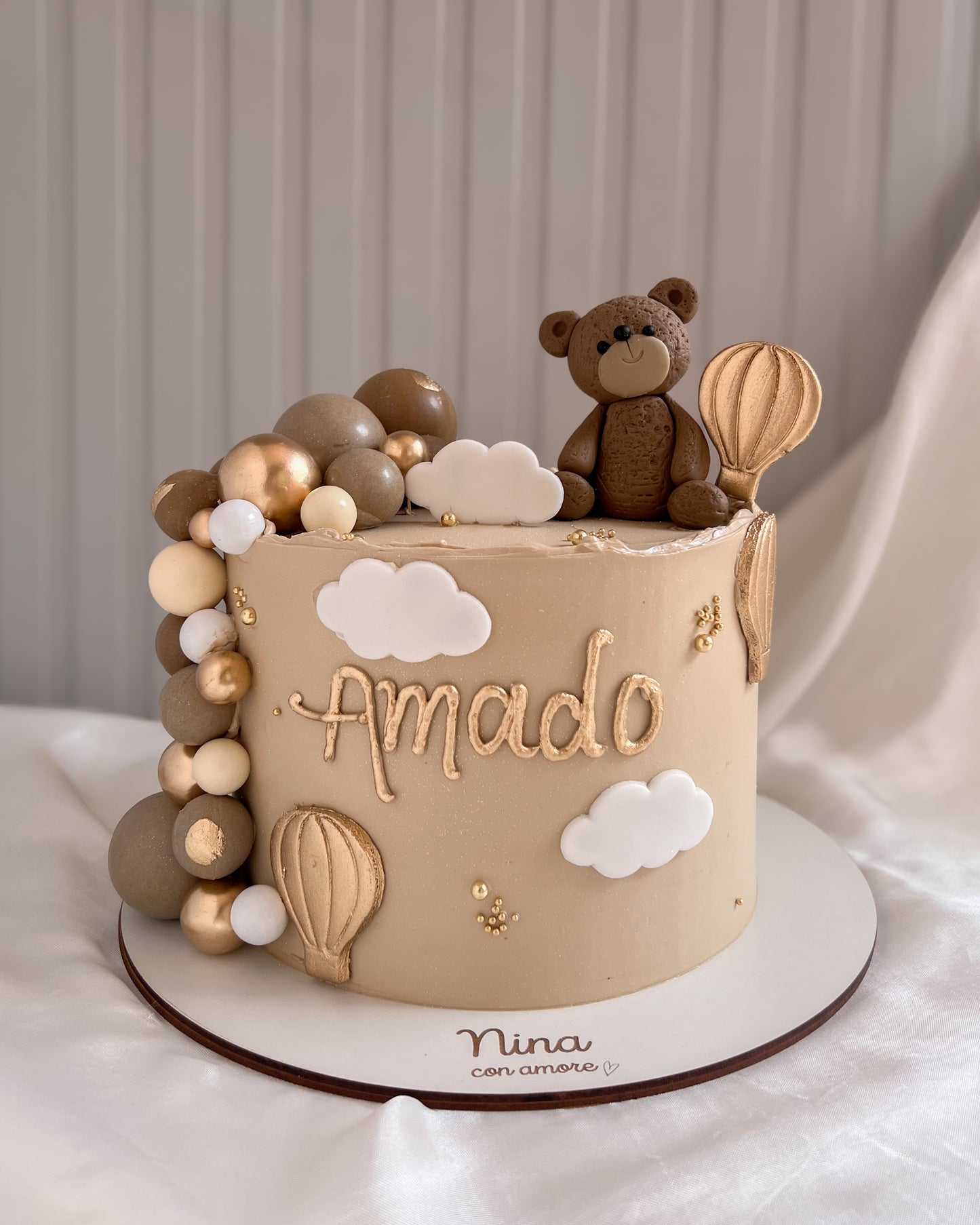 OSITO AMADO CAKE- Globos y Esferas