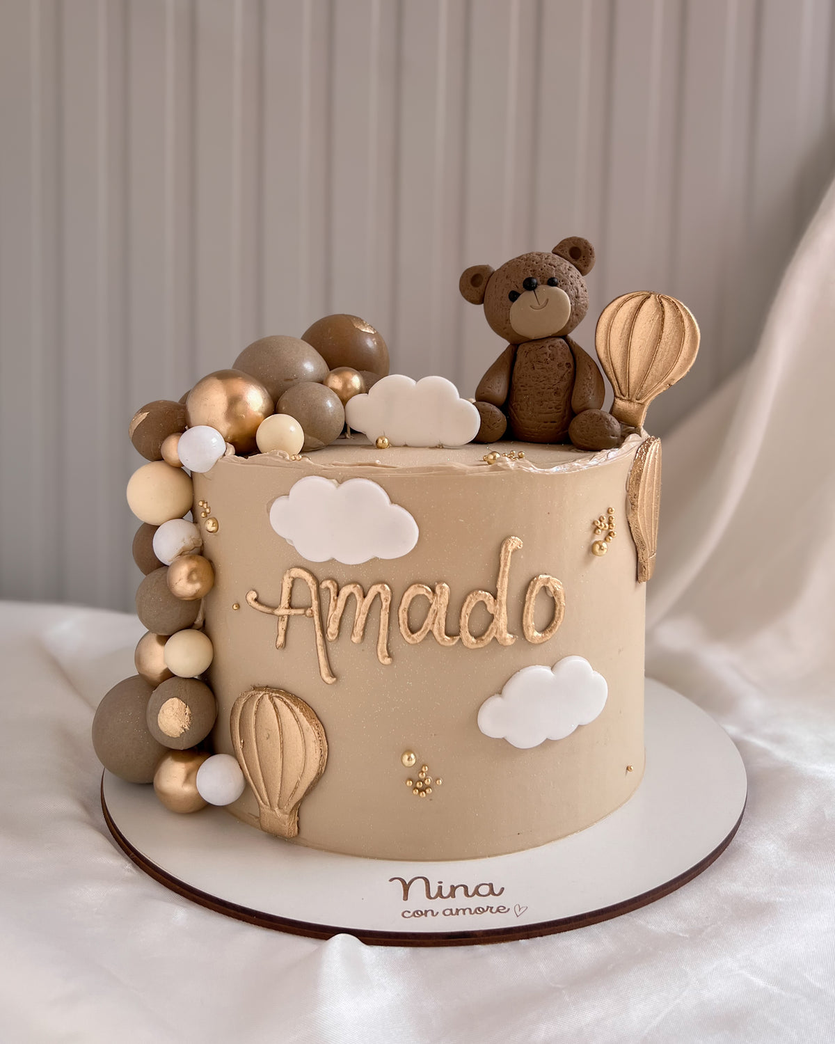 OSITO AMADO CAKE - Globos y Esferas