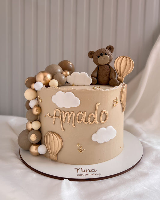 OSITO AMADO CAKE- Globos y Esferas