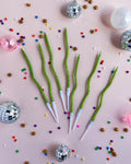 VELITAS ESPIRAL GLITTER - VERDES