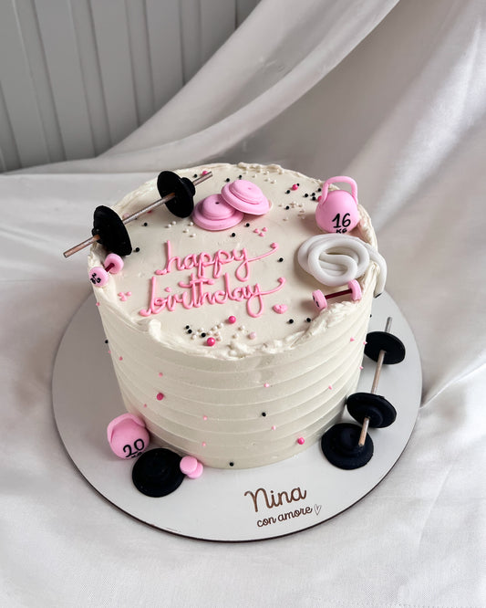GYM CAKE - Rosada