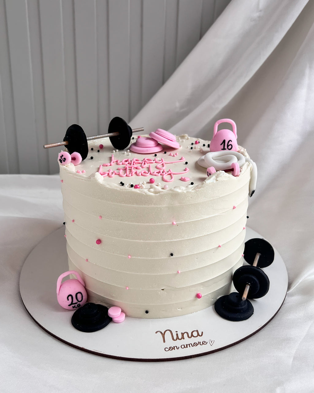 GYM CAKE - Rosada