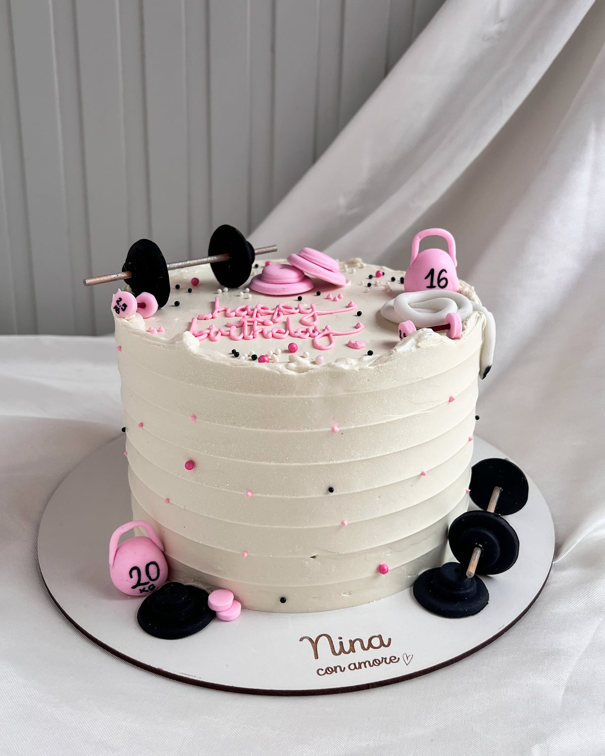 GYM CAKE - Rosada