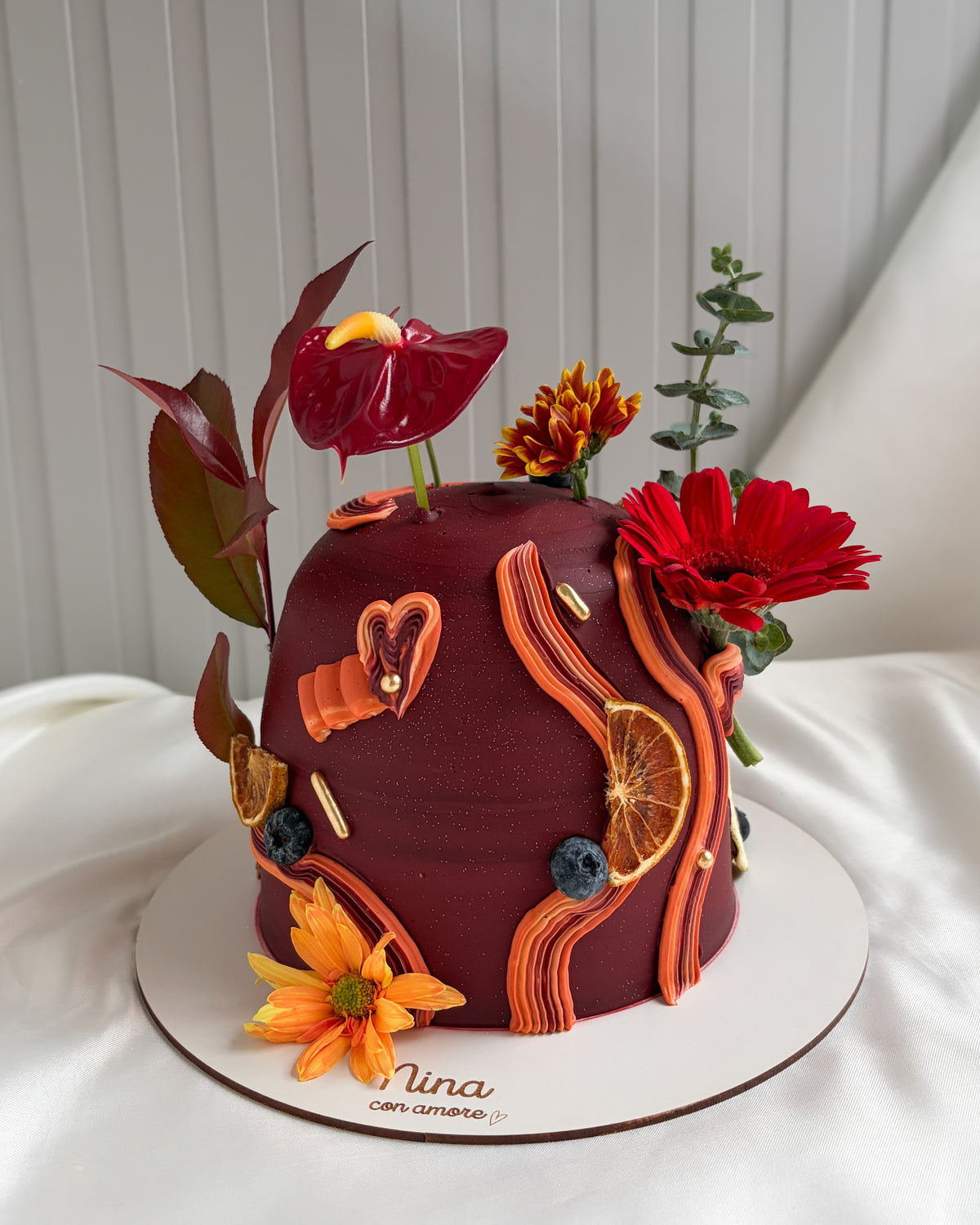 GARDEN CAKE DOMO - Vinotinto