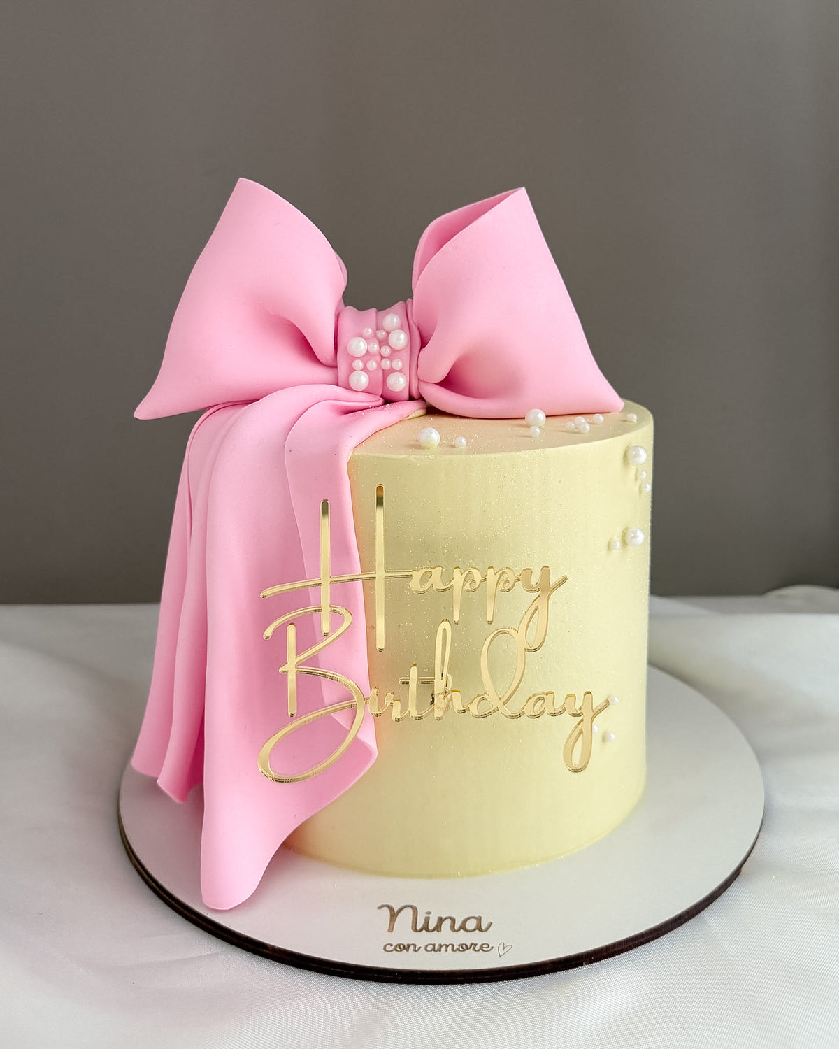 AURORA CAKE - Amarillo y Rosado