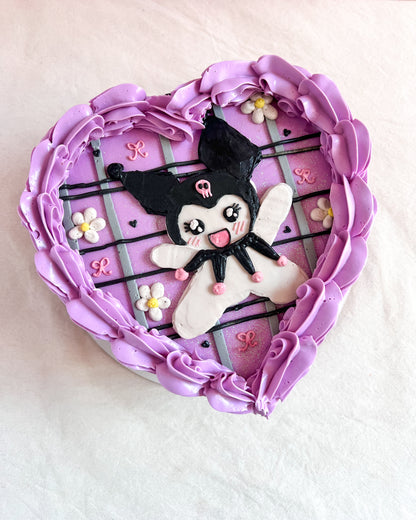 CORAZÓN VINTAGE Lila - Kuromi