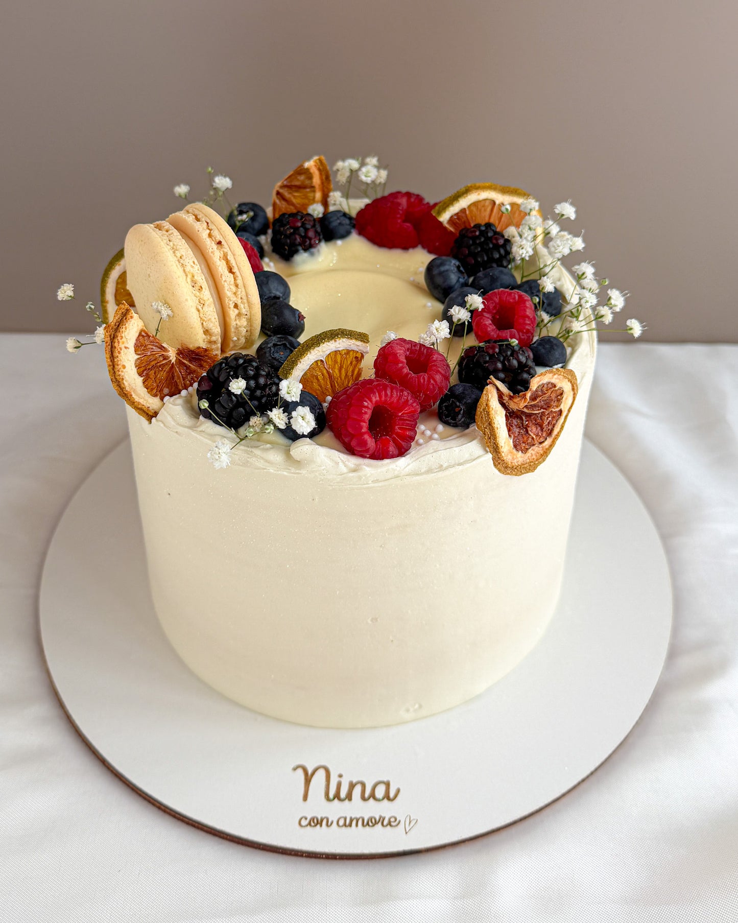 FLORES Y FRUTAS CAKE- TOPPING