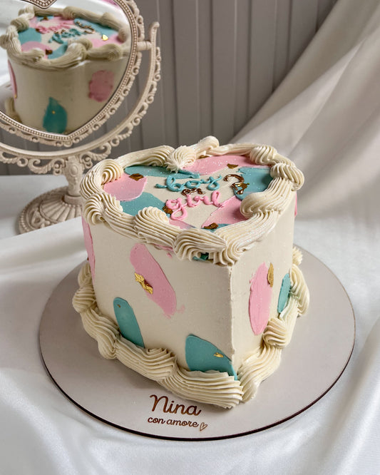 BABY CAKE PINCELADAS -Gender Reveal