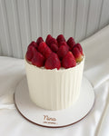 CAKE CON FRESAS- Relieve Vertical
