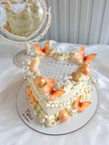 BURNING CAKE ASTRAL - Mariposas Naranja