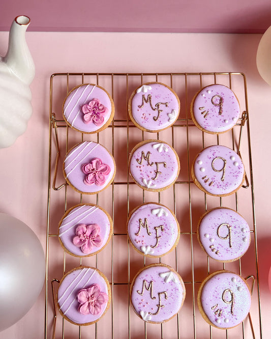 GALLETAS DECORADAS - Rosadas